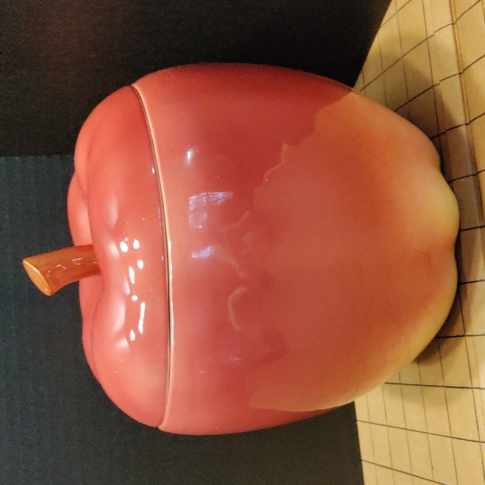 Otagiri 1984 large vintage apple cookie jar - Picture 3 of 16